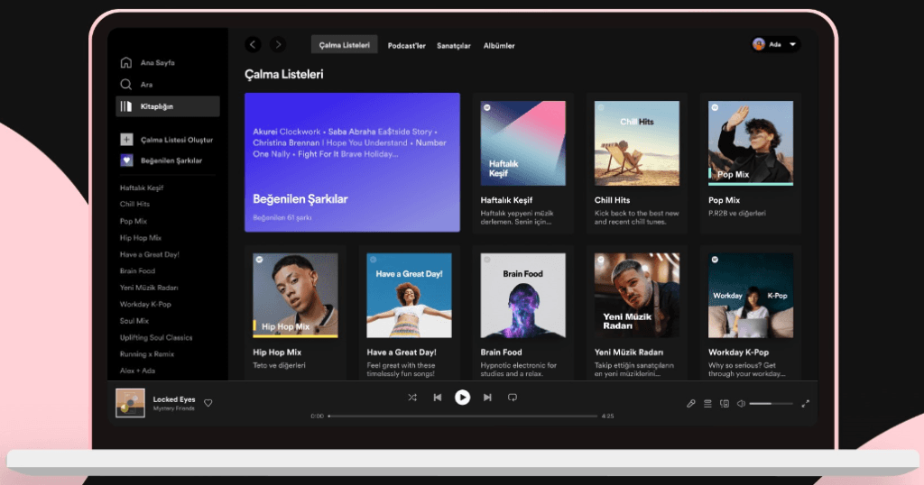 spotify anasayfa